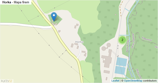 Horka - mapa firem