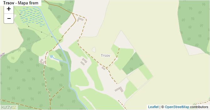 Trsov - mapa firem