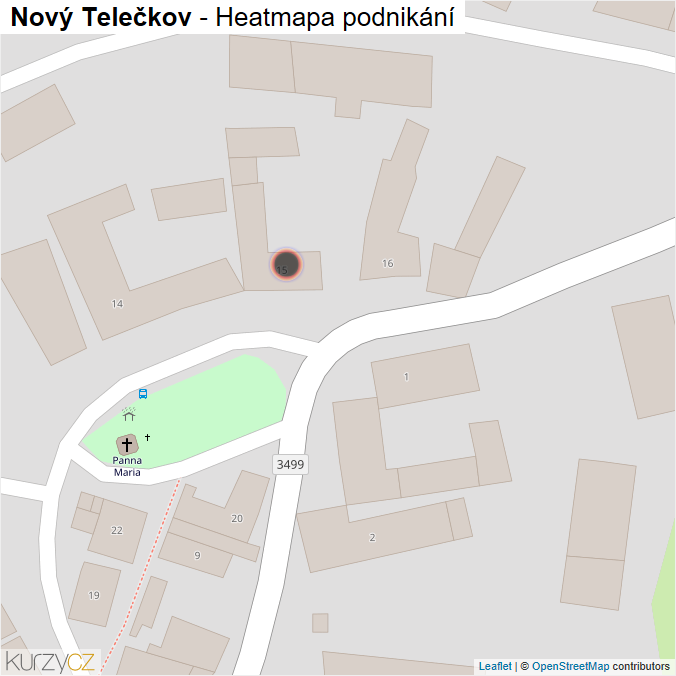 Mapa Nový Telečkov - Firmy v obci.