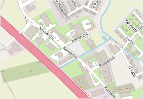 Komerční v obci Nupaky - mapa ulice