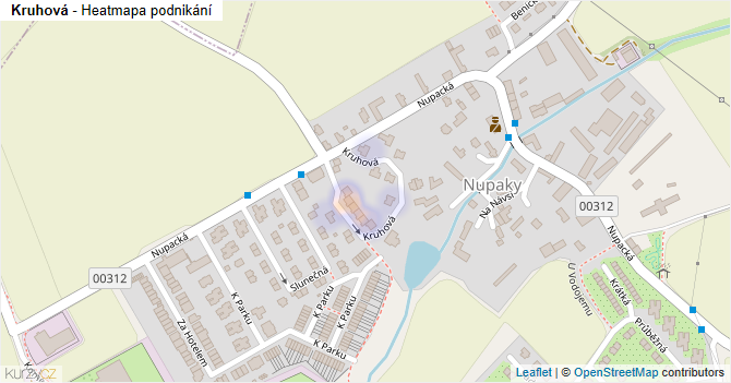 Kruhová - mapa podnikání