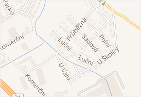 Luční v obci Nupaky - mapa ulice