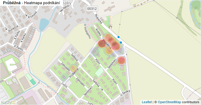 Průběžná - mapa podnikání