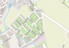 Spojovací v obci Nupaky - mapa ulice