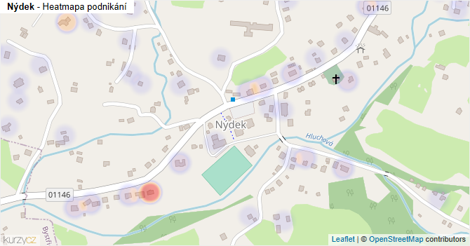 Nýdek - mapa podnikání