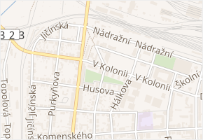 Dělnická v obci Nymburk - mapa ulice