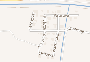 K Lávce v obci Nymburk - mapa ulice