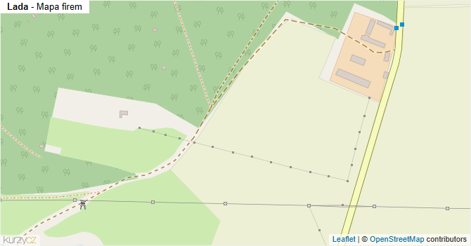 Lada - mapa firem