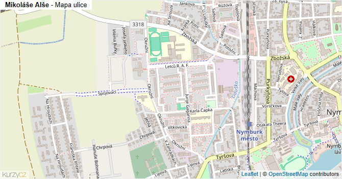 Mikoláše Alše - mapa ulice