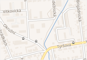 Mládežnická v obci Nymburk - mapa ulice