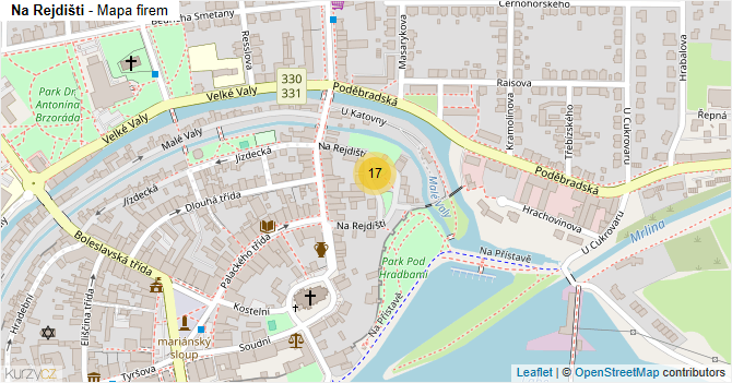 Na Rejdišti - mapa firem