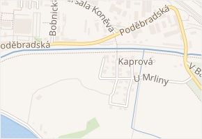 Parmová v obci Nymburk - mapa ulice