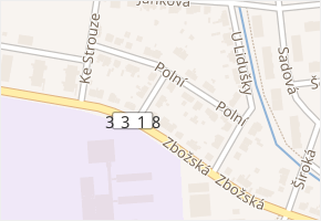 Polní v obci Nymburk - mapa ulice