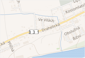 Prostřední v obci Nymburk - mapa ulice