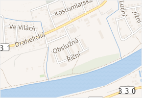 Rybářská v obci Nymburk - mapa ulice