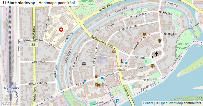 U Staré sladovny - mapa podnikání