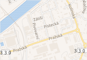 Zálabská v obci Nymburk - mapa ulice