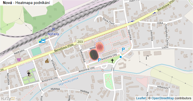 Nová - mapa podnikání