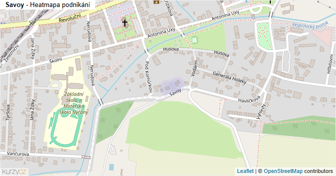 Savoy - mapa podnikání