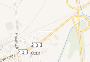 Zdeňky Kadeřábkové v obci Nýřany - mapa ulice