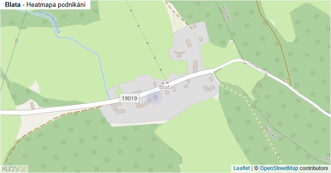 Blata - mapa podnikání