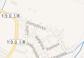 Domažlická v obci Nýrsko - mapa ulice