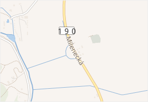 Milenecká v obci Nýrsko - mapa ulice