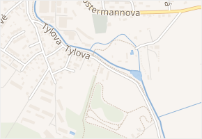 Tylova v obci Nýrsko - mapa ulice