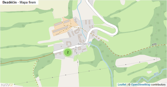 Bezděčín - mapa firem