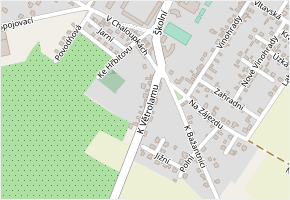 K Větrolamu v obci Obříství - mapa ulice