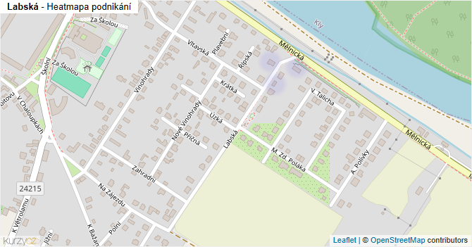 Labská - mapa podnikání