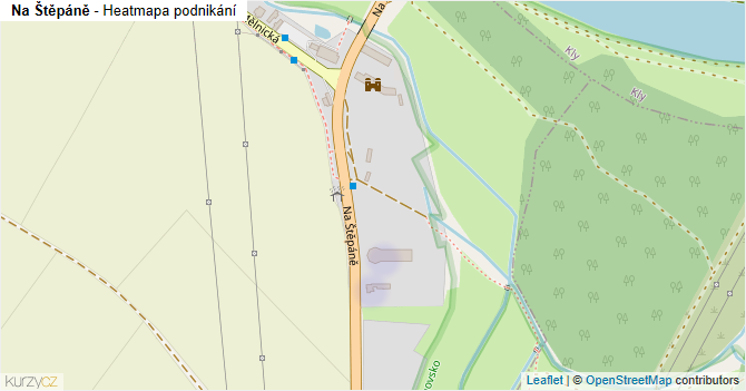 Na Štěpáně - mapa podnikání