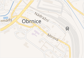 Mírová v obci Obrnice - mapa ulice