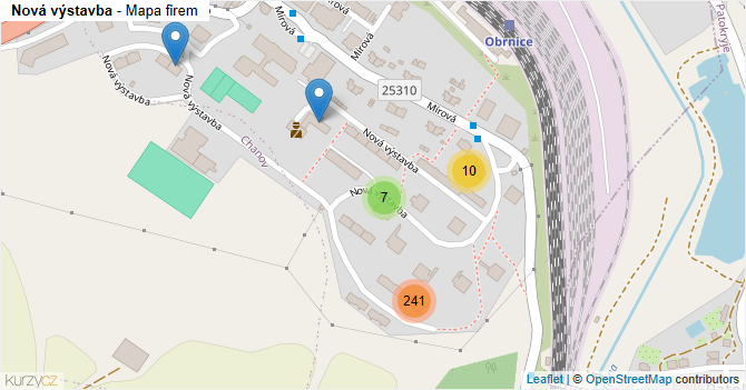 Nová výstavba - mapa firem