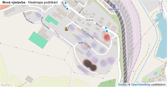 Nová výstavba - mapa podnikání