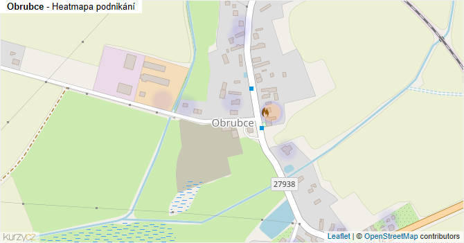 Obrubce - mapa podnikání