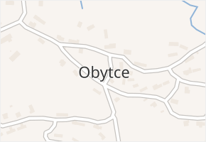 Obytce v obci Obytce - mapa části obce