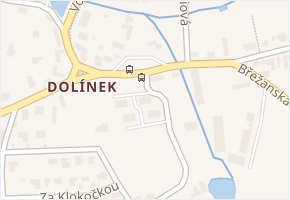 Náměstí Vítězslava Hálka v obci Odolena Voda - mapa ulice
