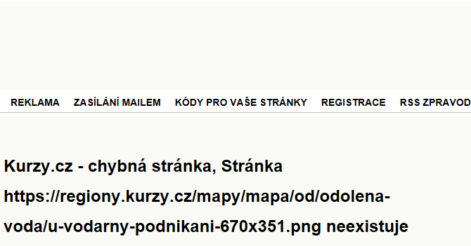 U Vodárny - mapa podnikání
