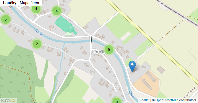 Loučky - mapa firem