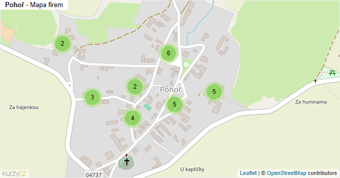 Pohoř - mapa firem