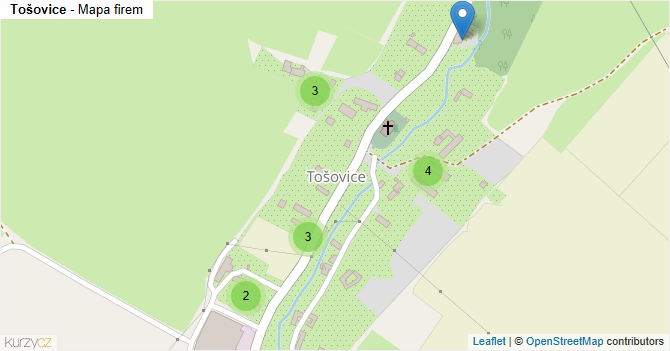 Tošovice - mapa firem