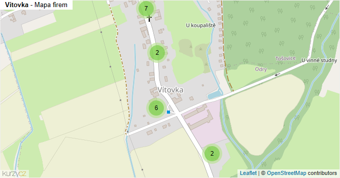 Vítovka - mapa firem