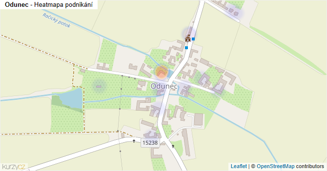 Odunec - mapa podnikání