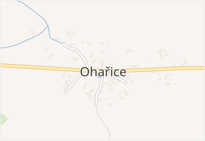 Ohařice v obci Ohařice - mapa části obce