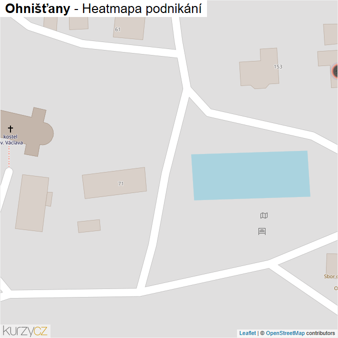 Mapa Ohnišťany - Firmy v obci.