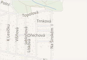 Břízová v obci Ohrobec - mapa ulice