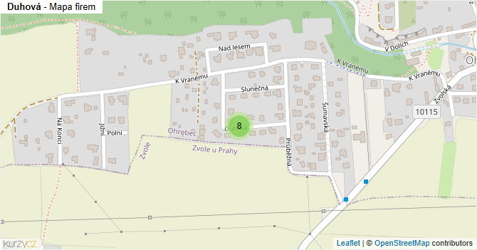Duhová - mapa firem