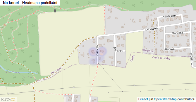 Na konci - mapa podnikání