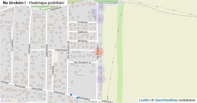 Na širokém I - mapa podnikání